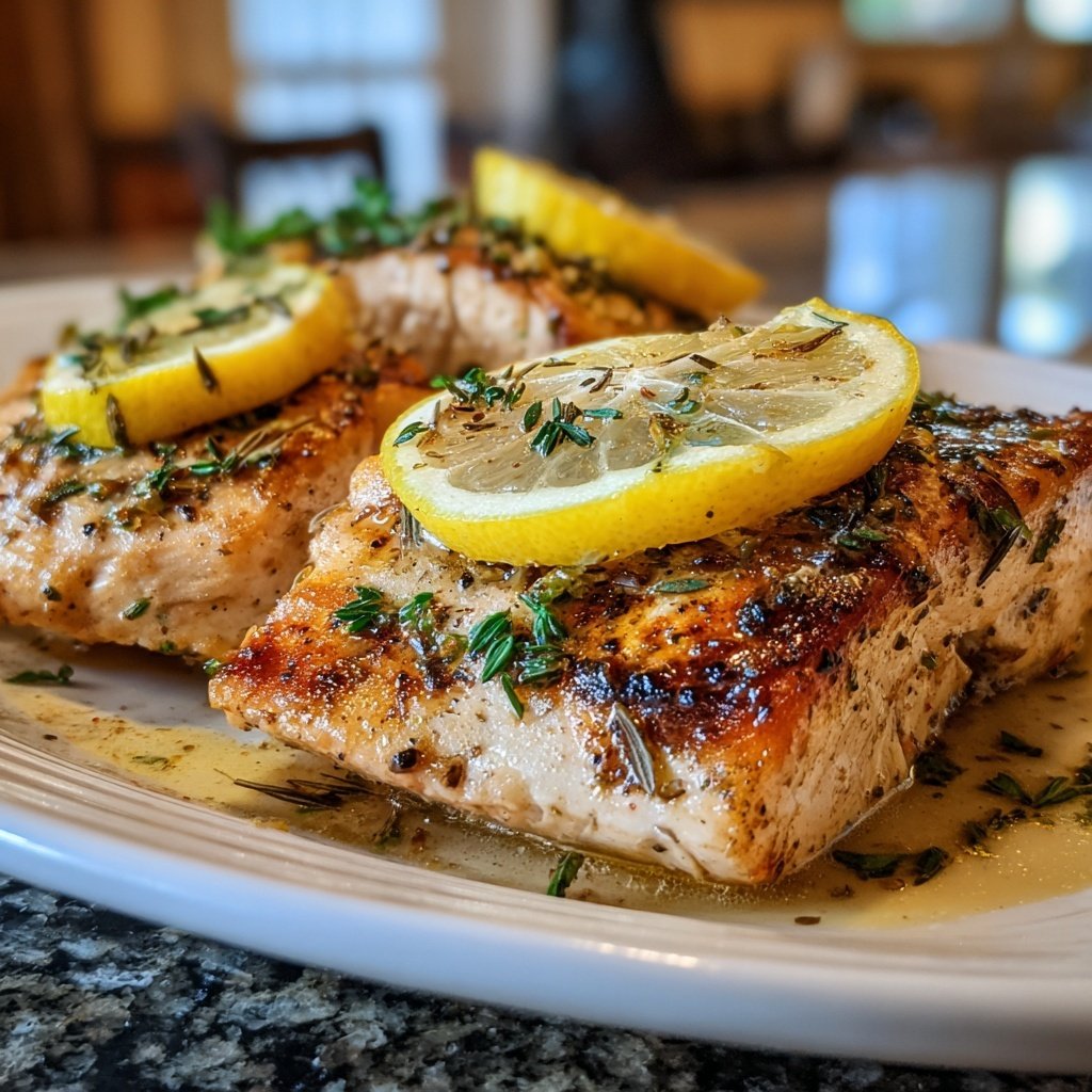 Healthy & Light Lemon Grilled Fish Plate
