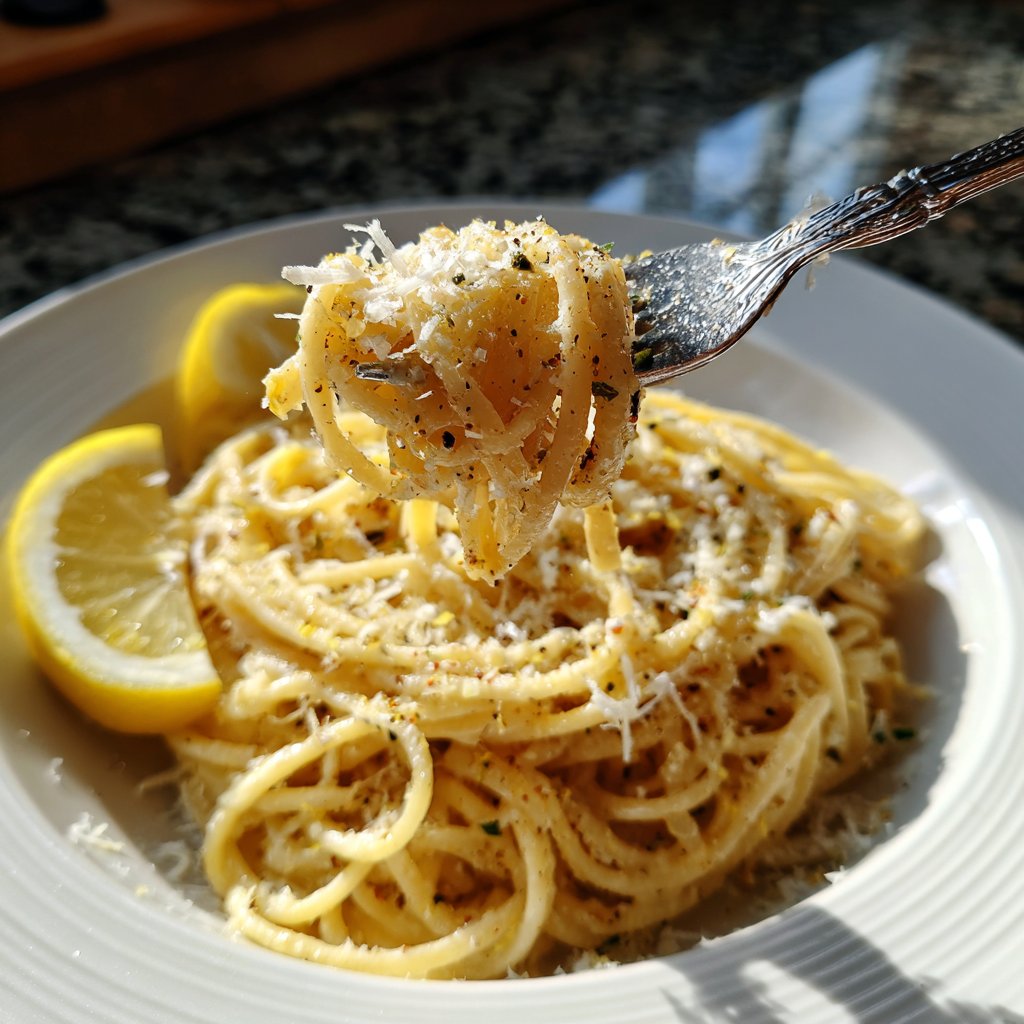 Romantic Lemon Parmesan Pasta