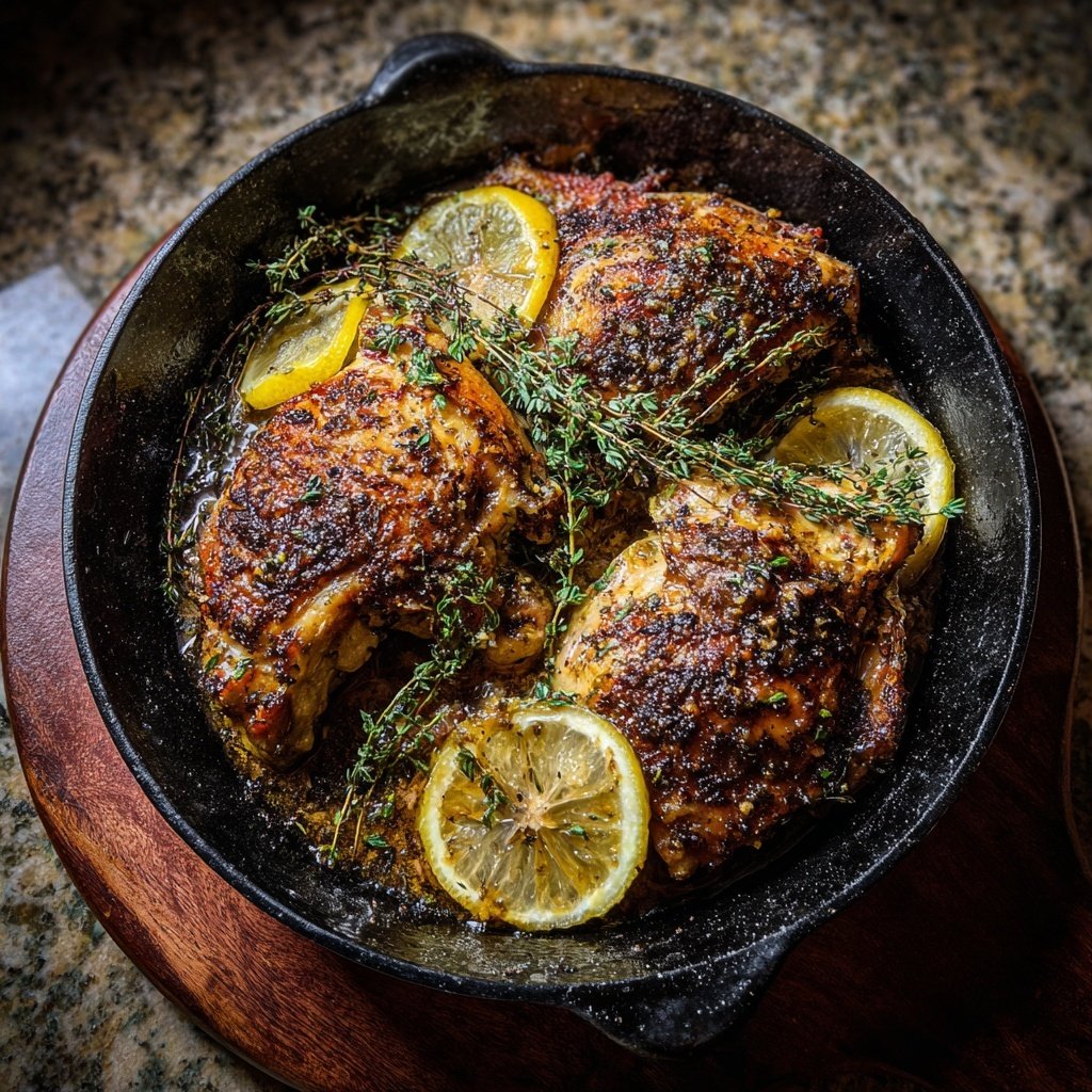 Lemon Thyme Chicken Skillet