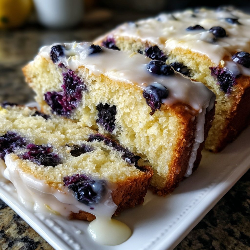 Baking & Desserts Lemon Blueberry Loaf Cake