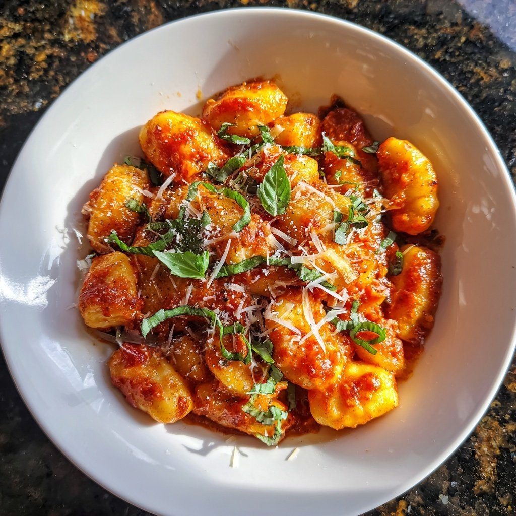 Sunday Tomato Basil Gnocchi