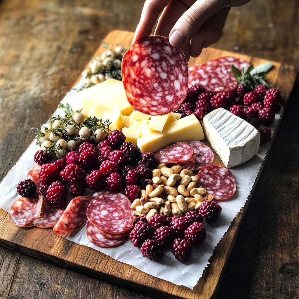 Easy Super Bowl Charcuterie Board