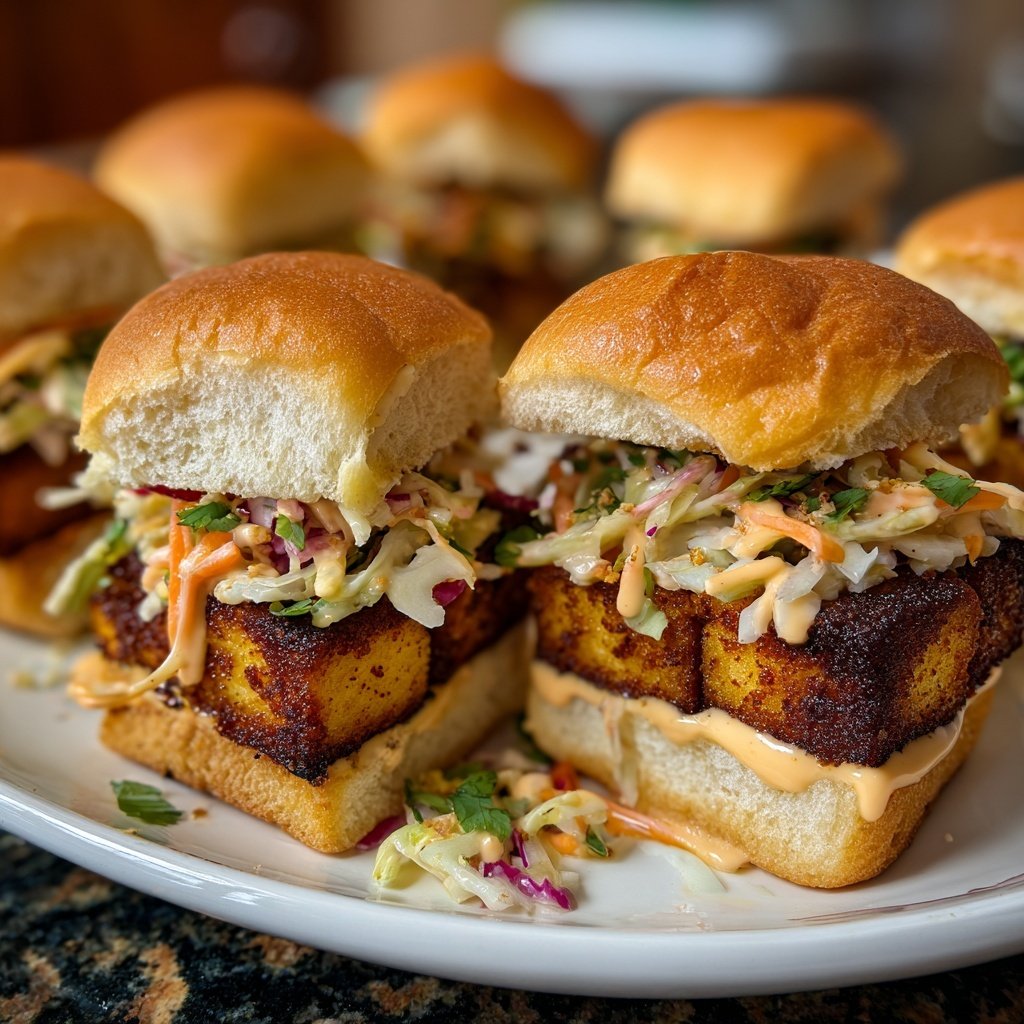 Crispy Tofu Sliders