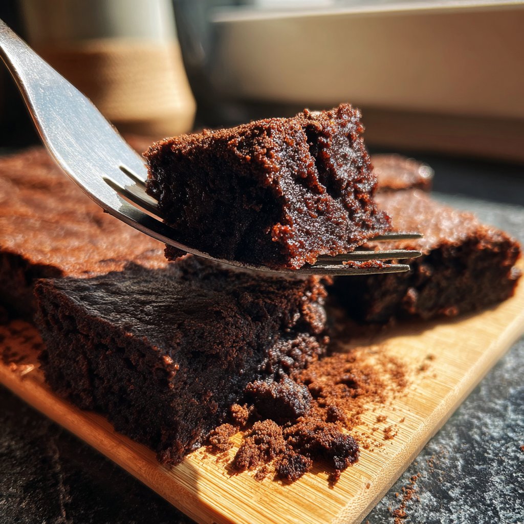 Cottage Cheese Brownies with Mocha Flavor