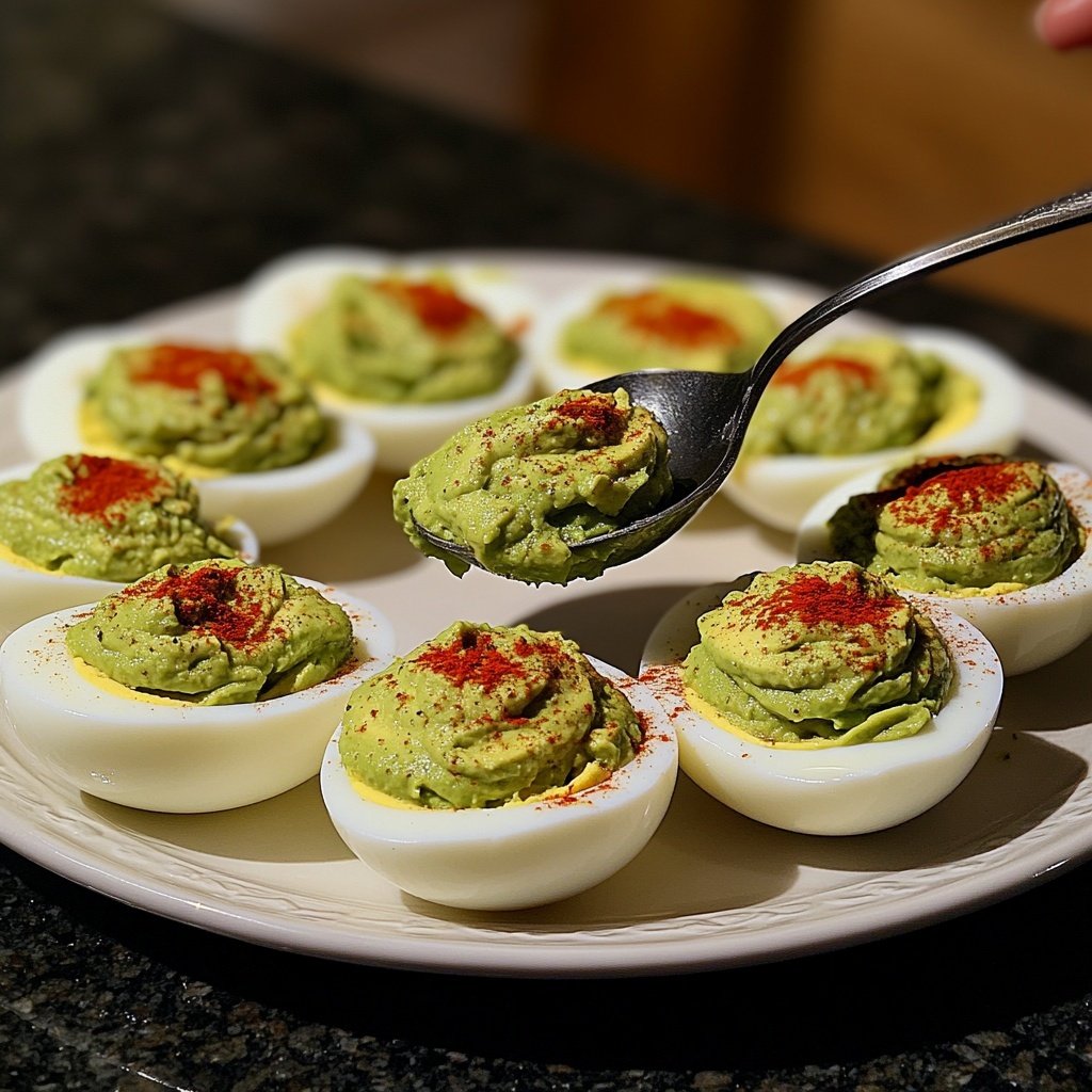 Avocado Deviled Eggs