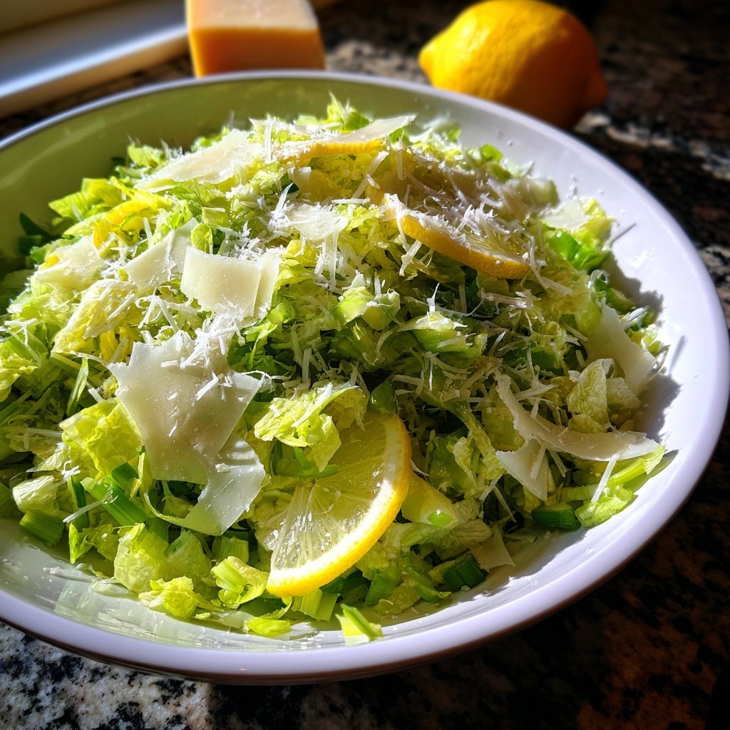Celery Salad With Parmesan And Lemon