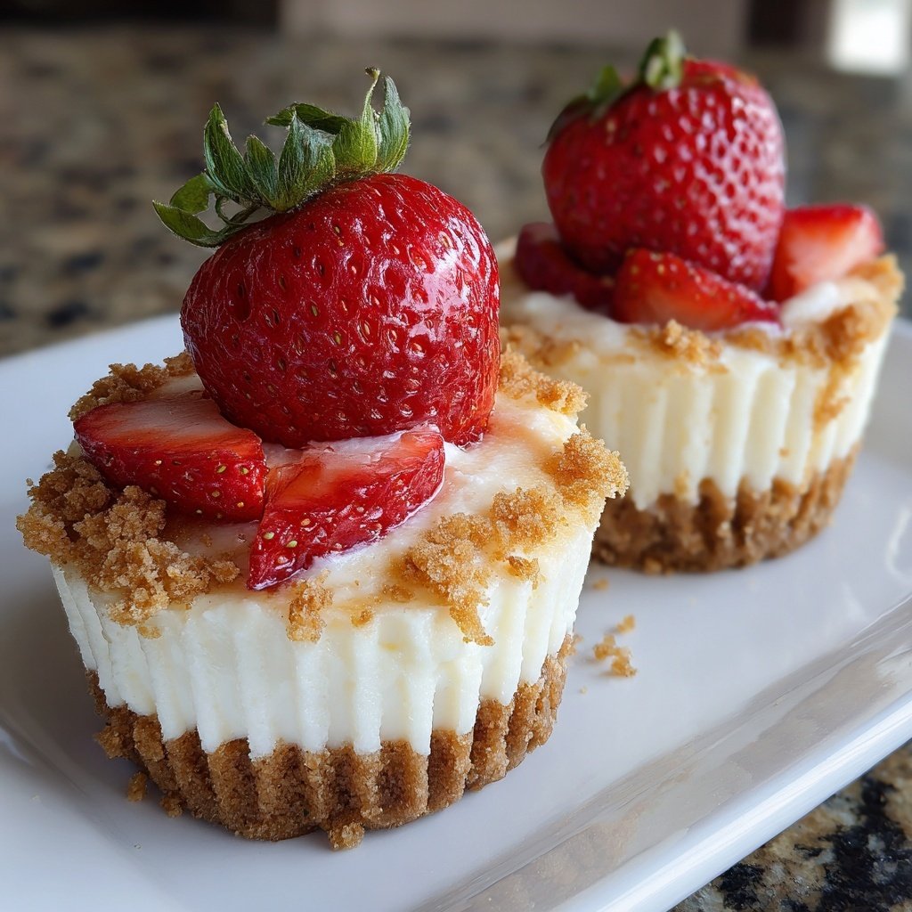 Strawberry Cheesecake Cups