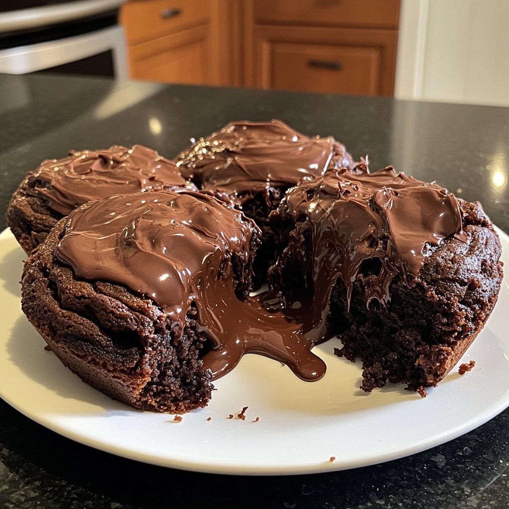 Dark Chocolate Lava Cakes