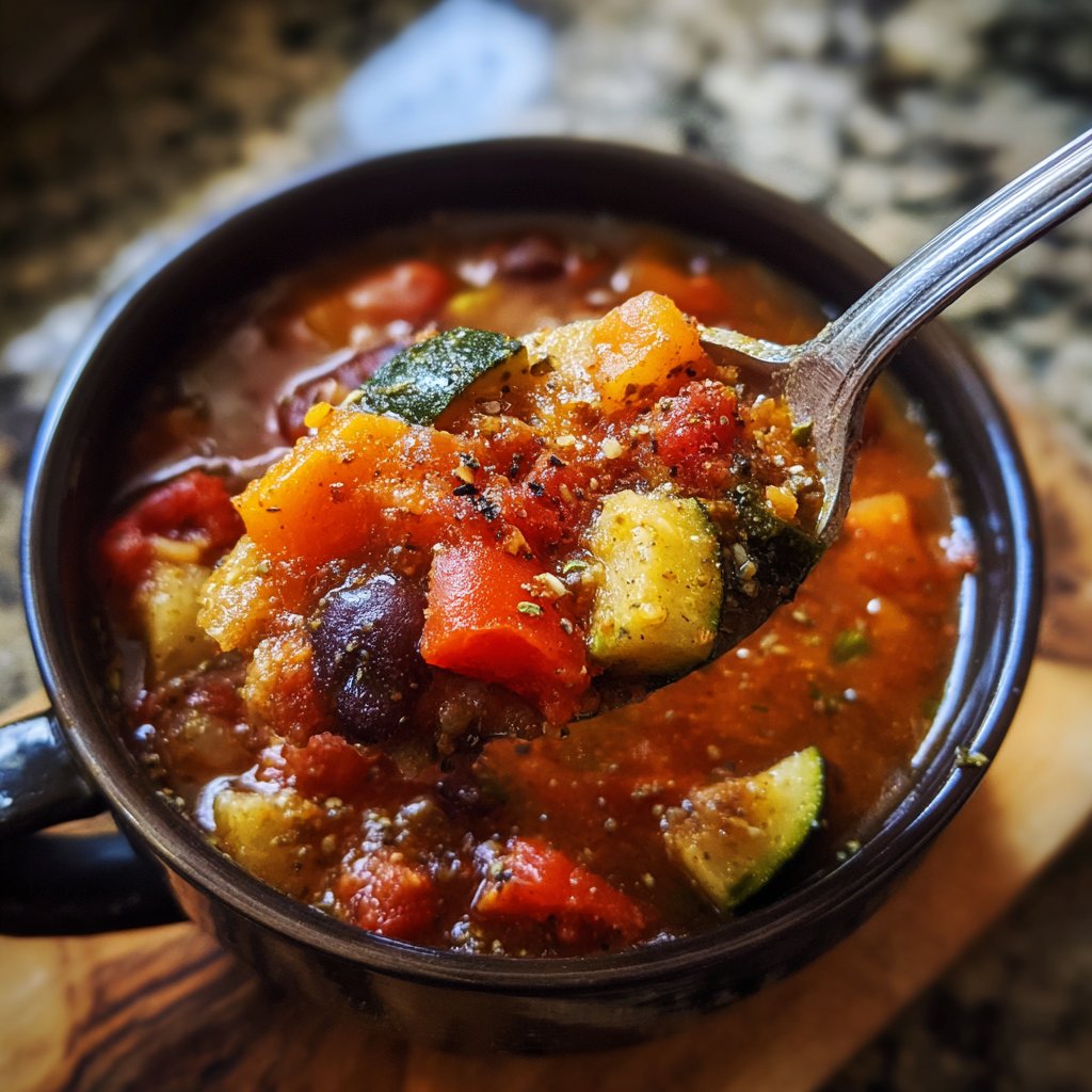 Healthy Crockpot Italian Vegetable Stew